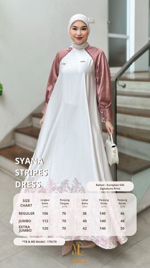 Image of Syana Stripes Dress by MDLY