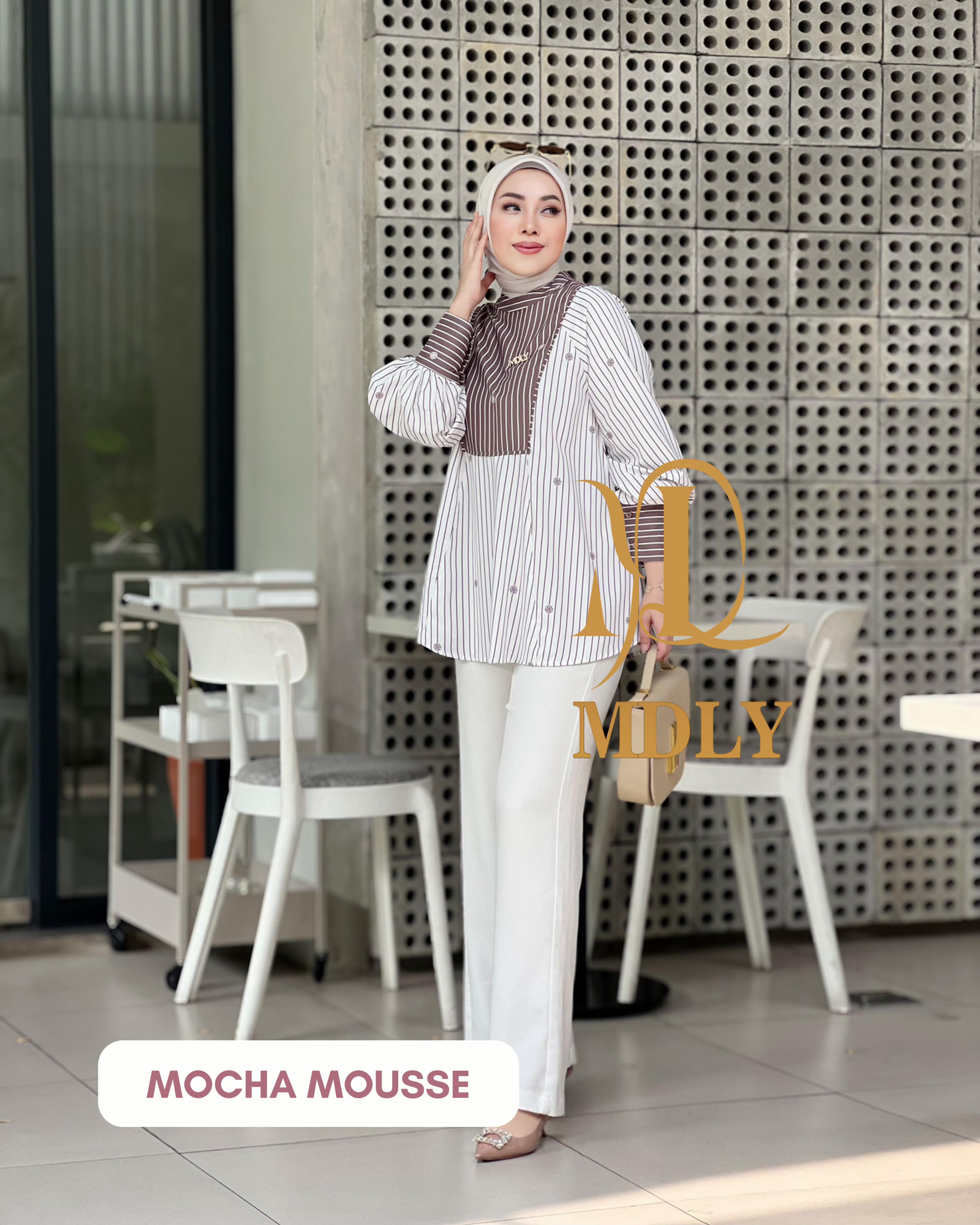 Keeva Monogram Blouse New Collection Blouse by MDLY