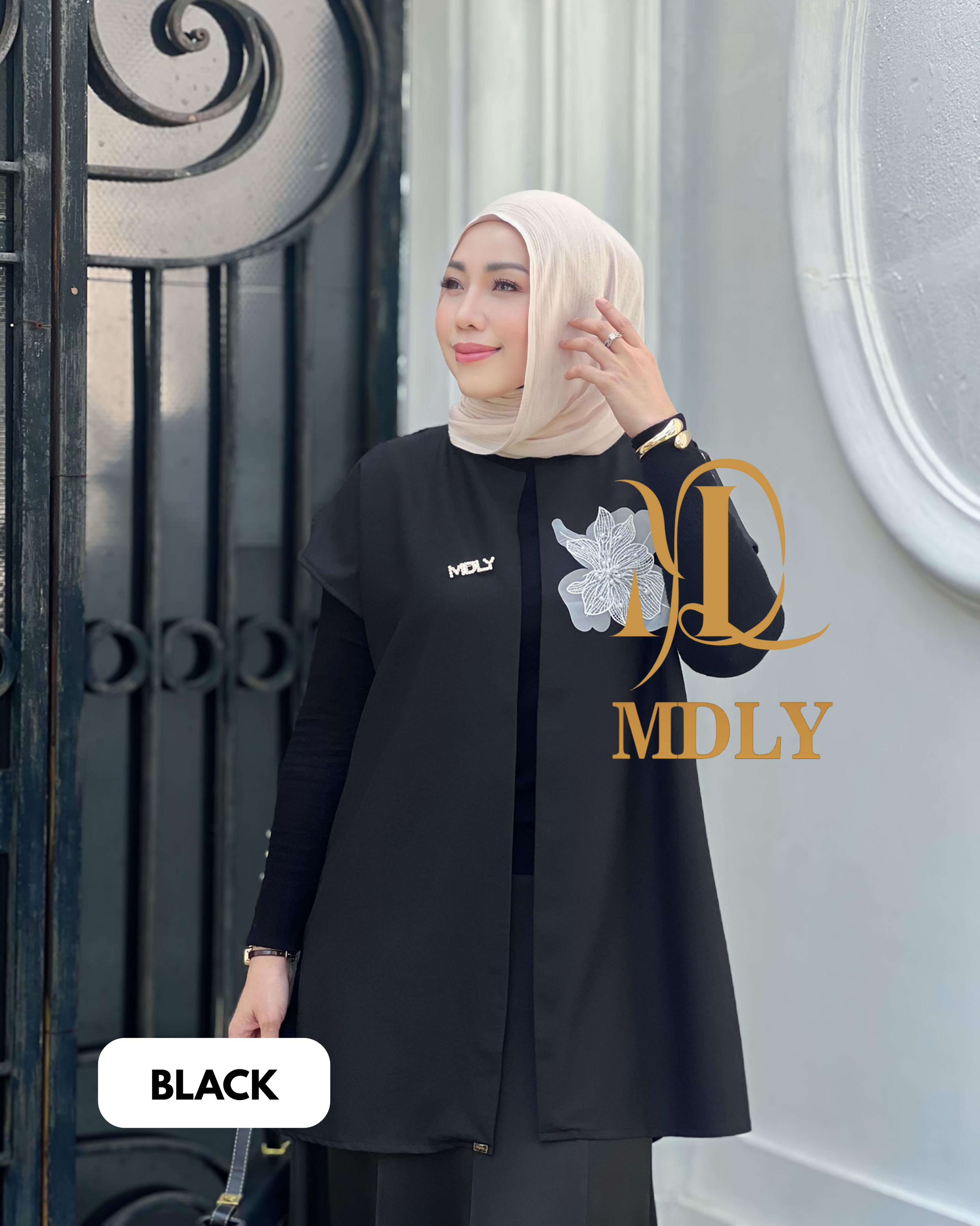 Blooming Long Vest by MDLY