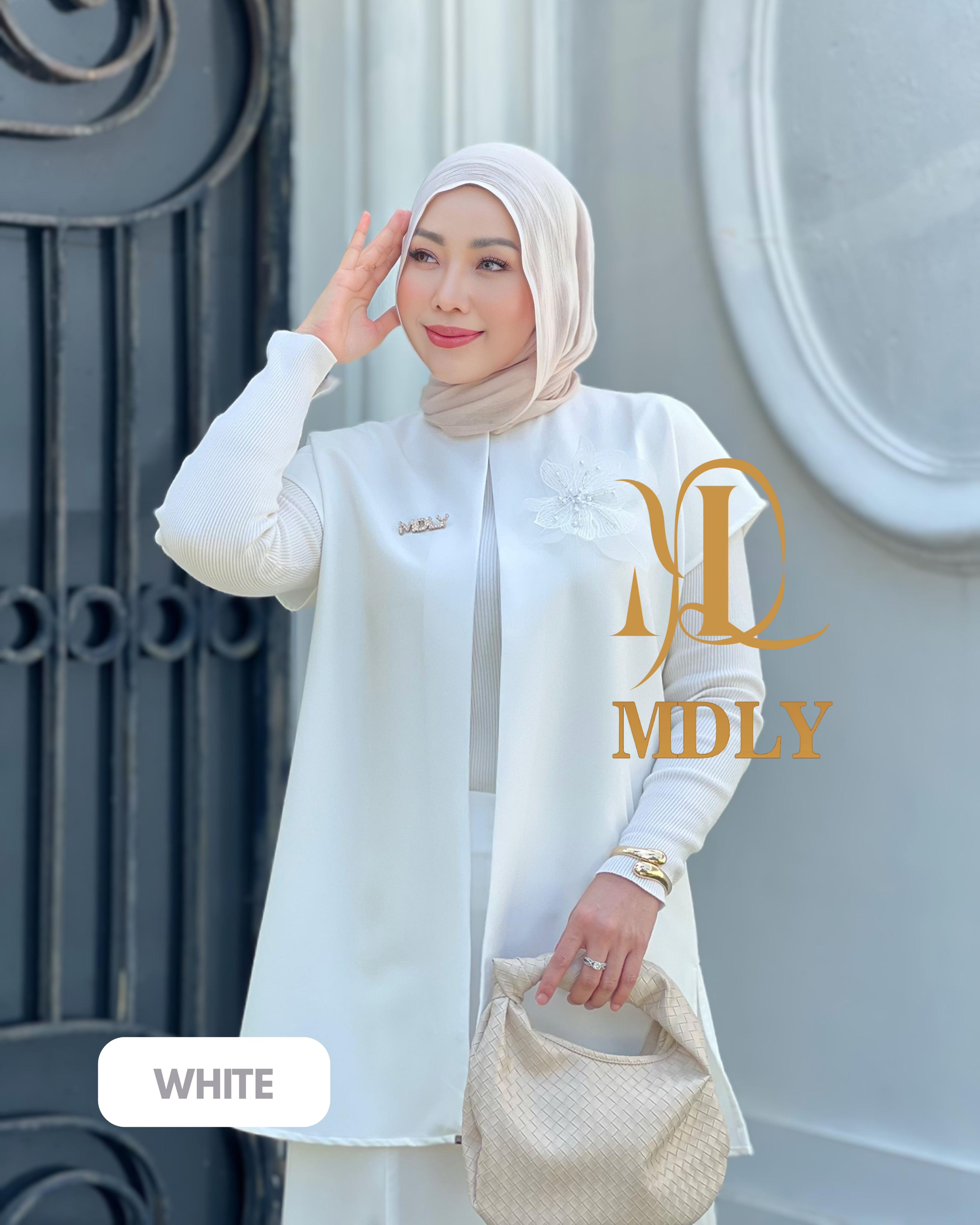 Blooming Long Vest by MDLY