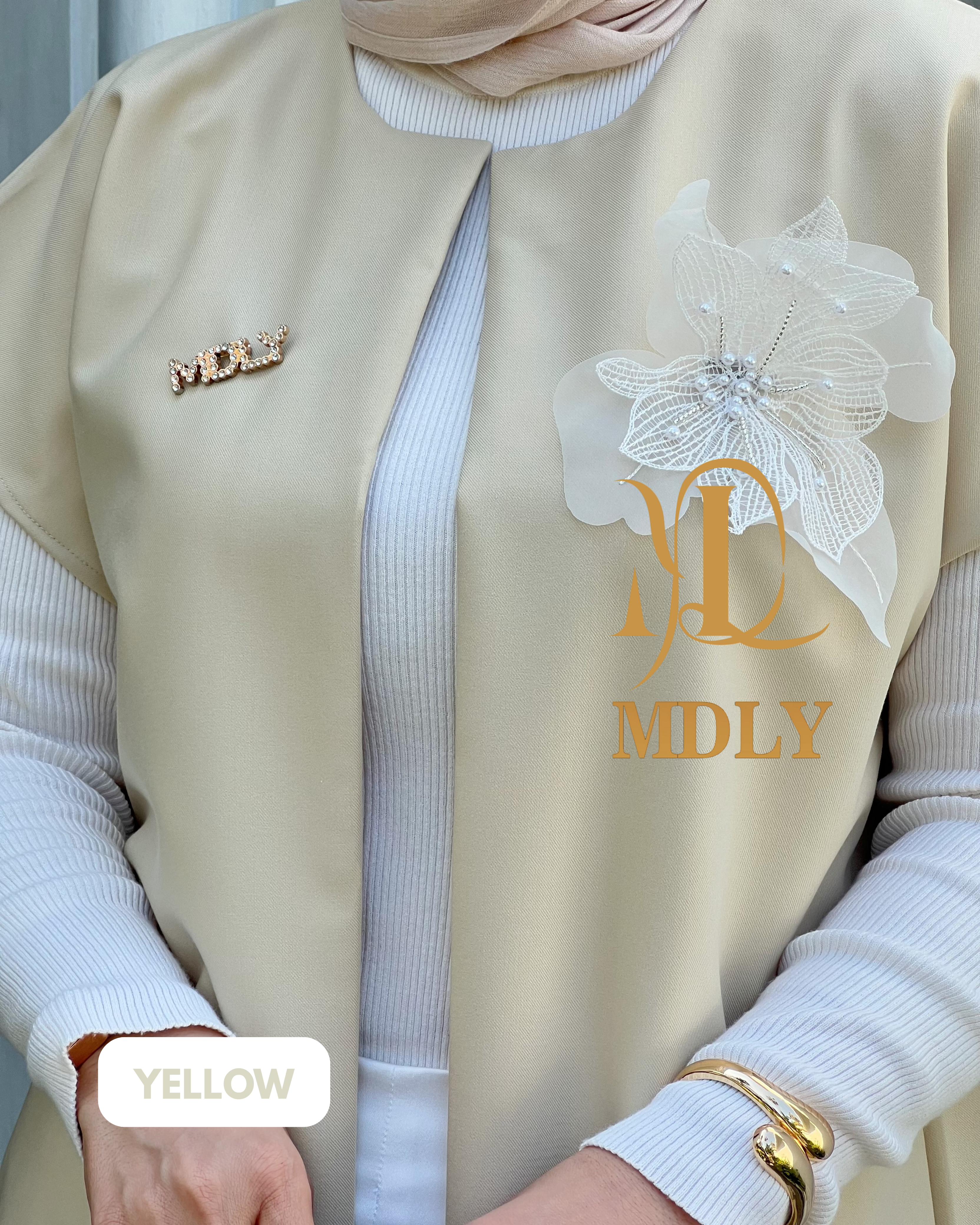 Blooming Long Vest by MDLY