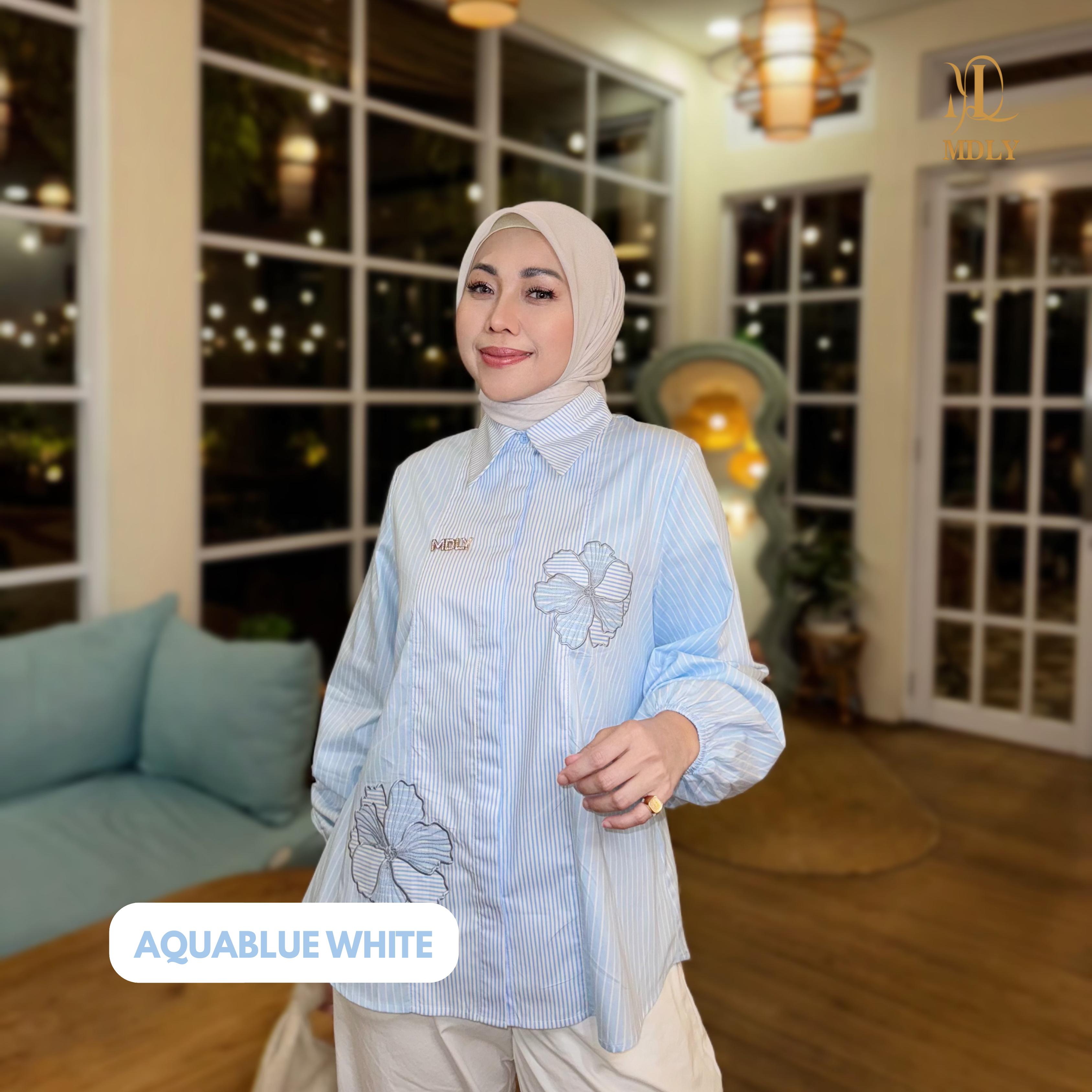 Fleur Stripes Shirt New Collection by MDLY