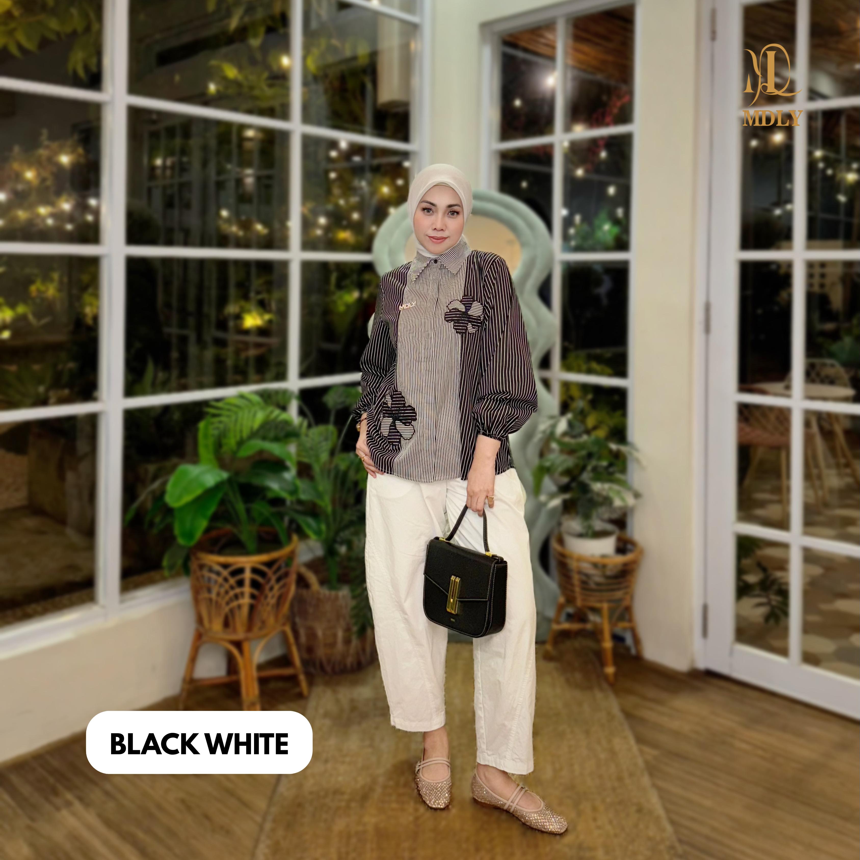 Fleur Stripes Shirt New Collection by MDLY