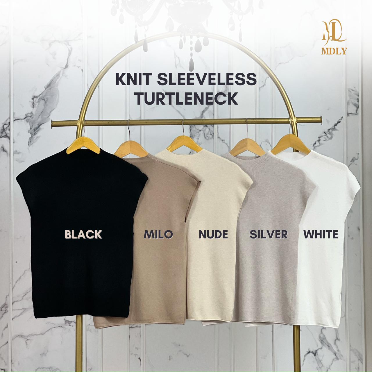 Knit Sleeveless TurtleNeck by MDLY