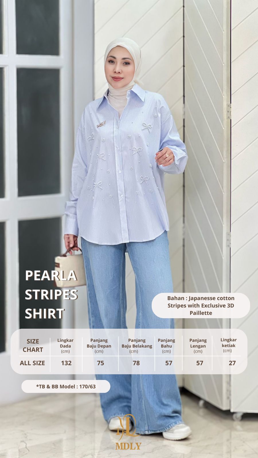 Pearla Stripe Shirt New Shirt Collection by MDLY