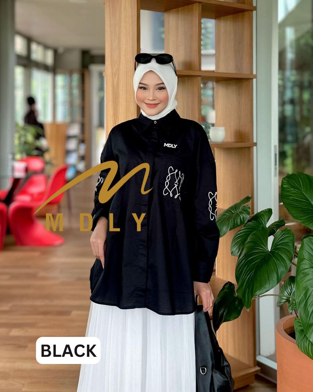 MDLY baju kemeja Nada Signature Shirt by Mdly