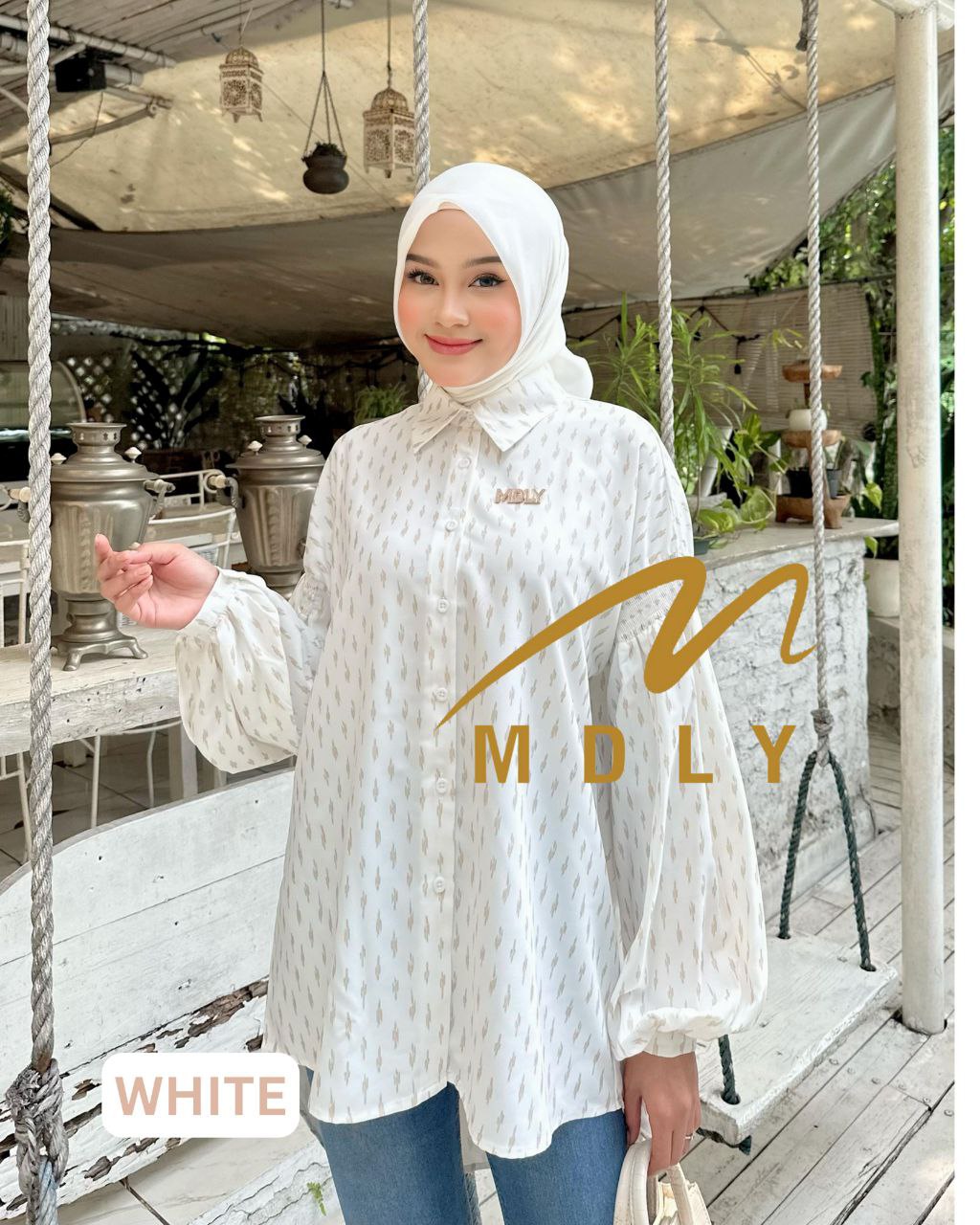 MDLY baju kemeja atasan Laniya Shirt by Mdly