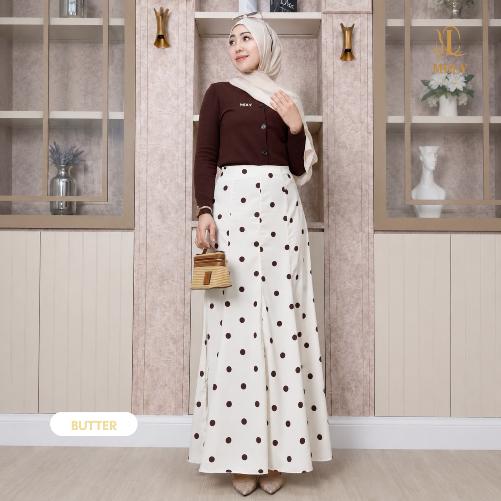 Luxe Dot Skirt Collection by MDLY