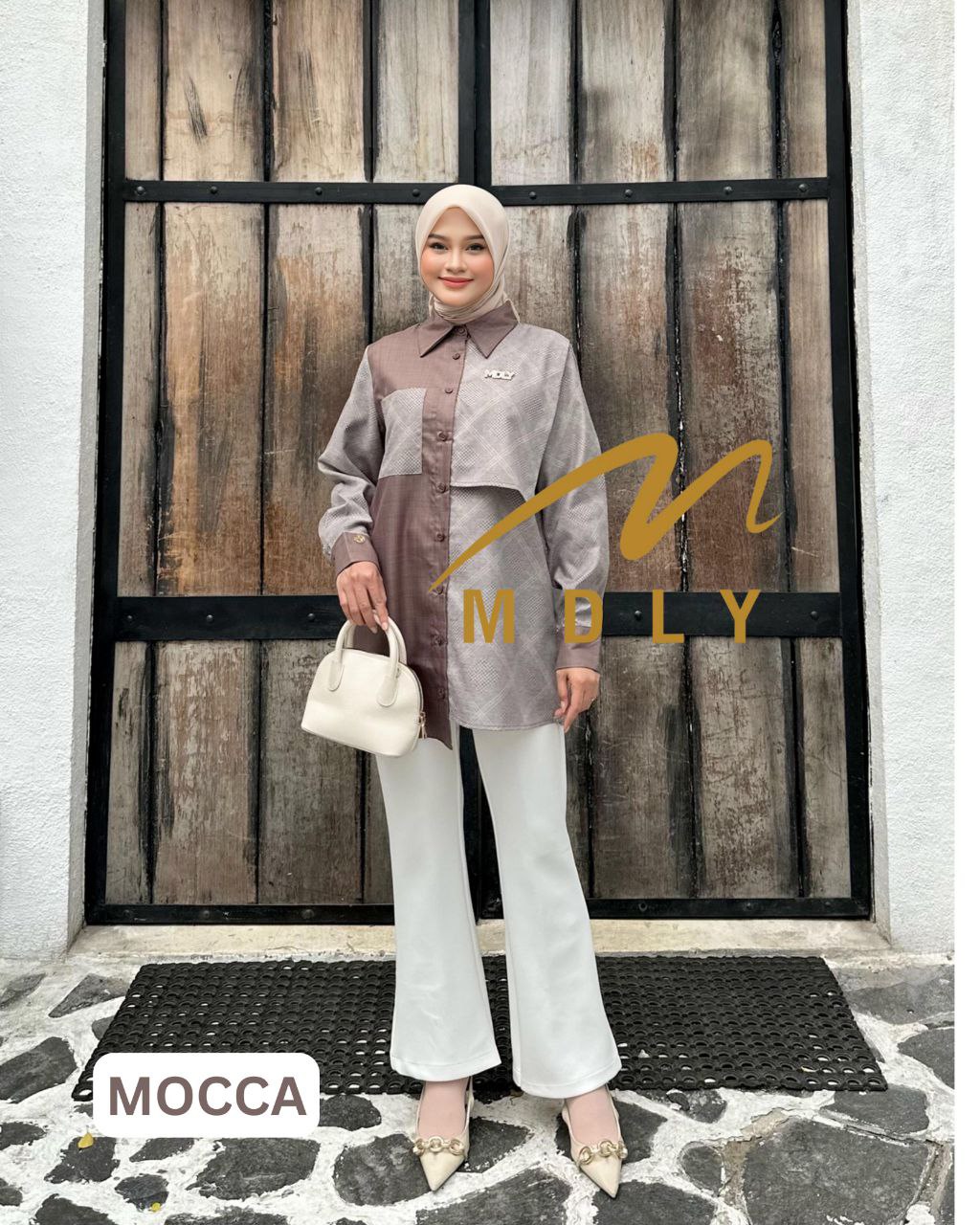 MDLY baju kemeja atasan Aeryn Shirt by Mdly