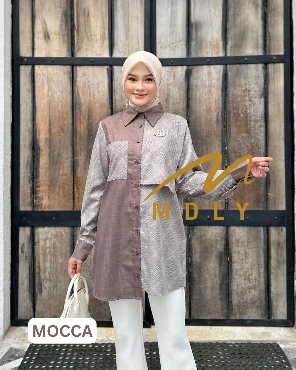 MDLY baju kemeja atasan Aeryn Shirt by Mdly