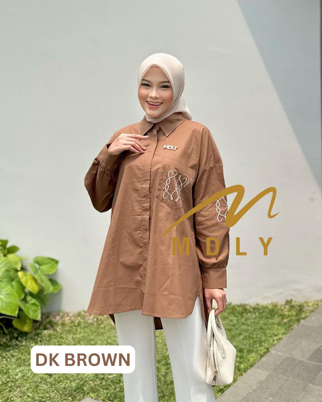 MDLY baju kemeja Nada Signature Shirt by Mdly