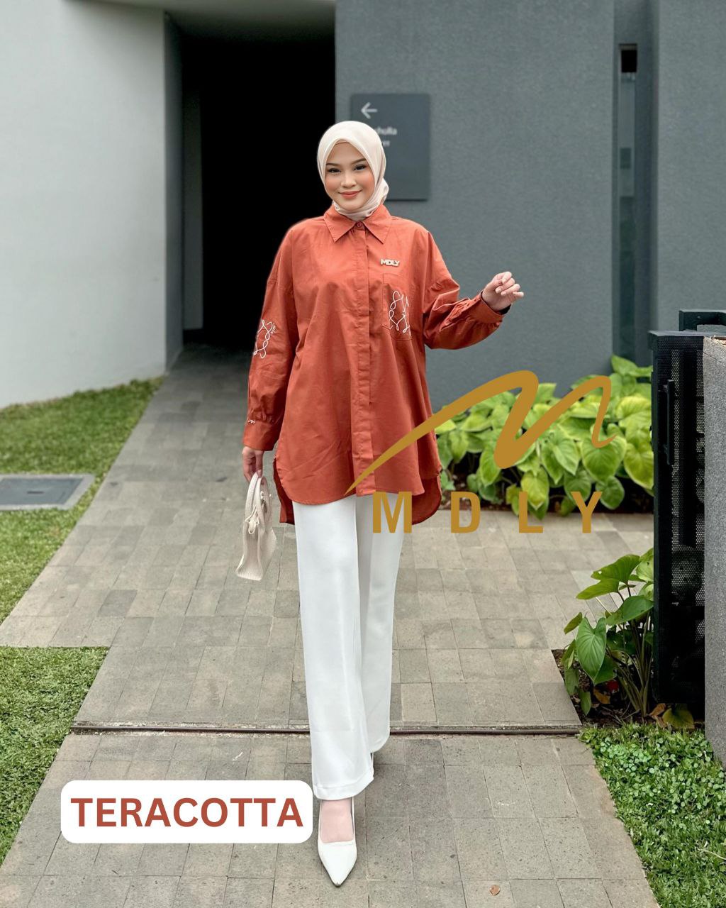 MDLY baju kemeja Nada Signature Shirt by Mdly