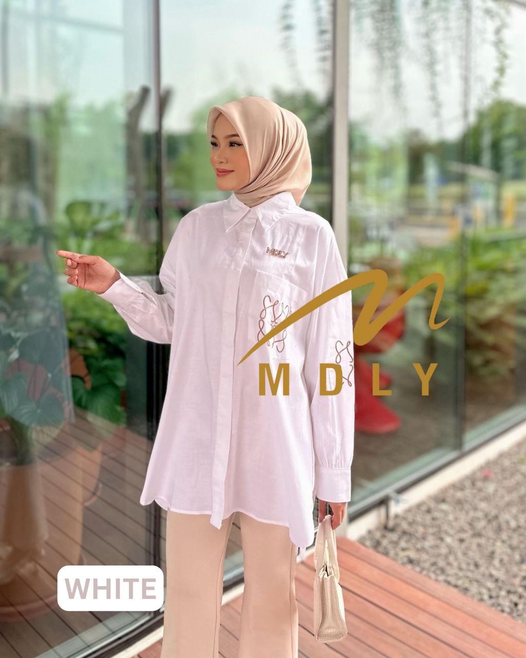 MDLY baju kemeja Nada Signature Shirt by Mdly
