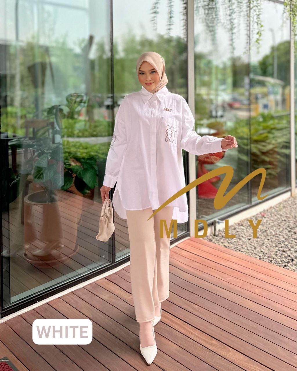 MDLY baju kemeja Nada Signature Shirt by Mdly