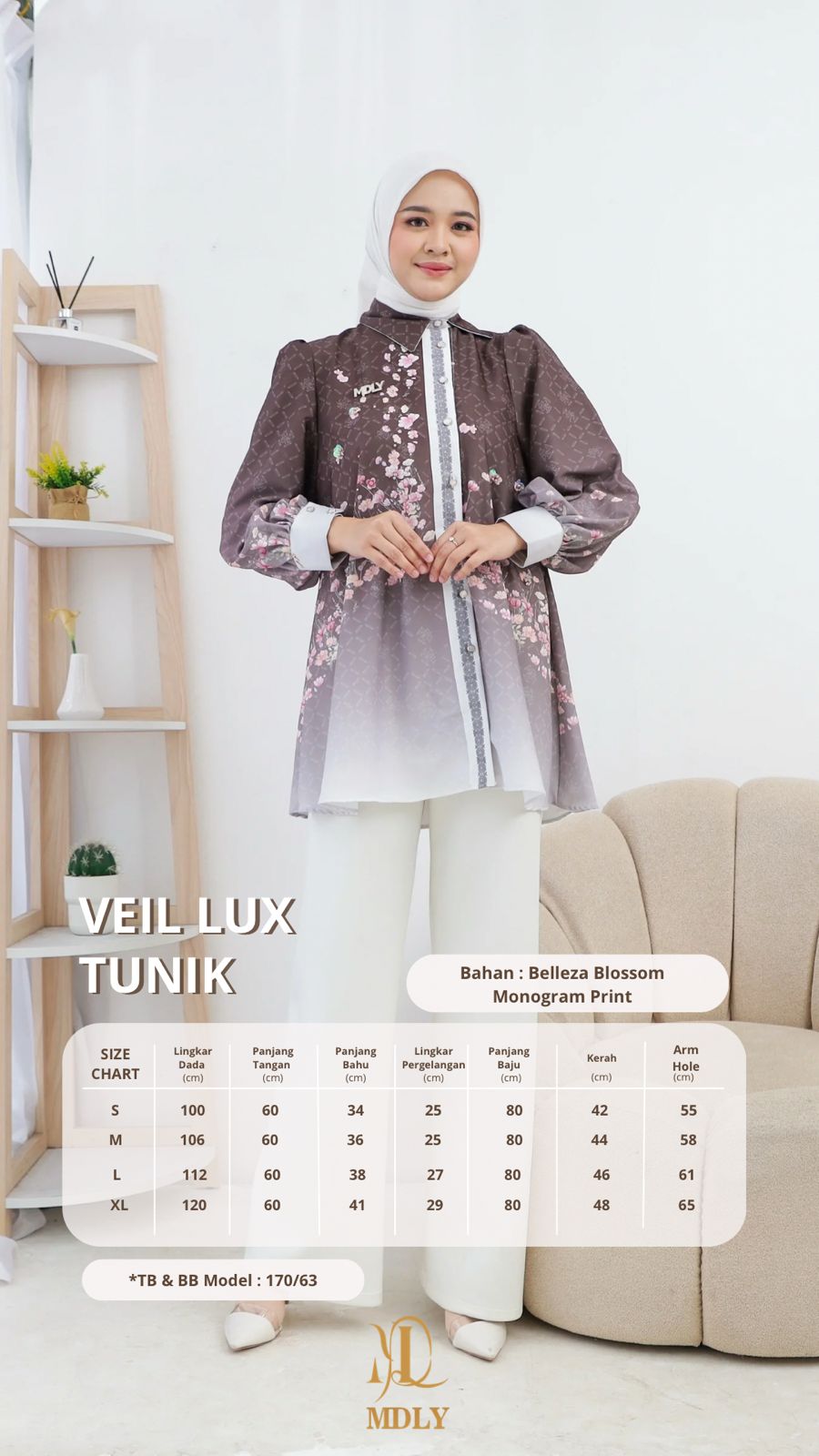 Veil Lux Tunik New Tunik Collection by MDLY