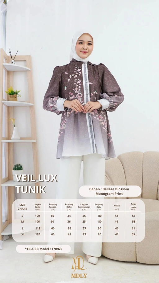 Image of Veil Lux Tunik New Tunik Collection by MDLY