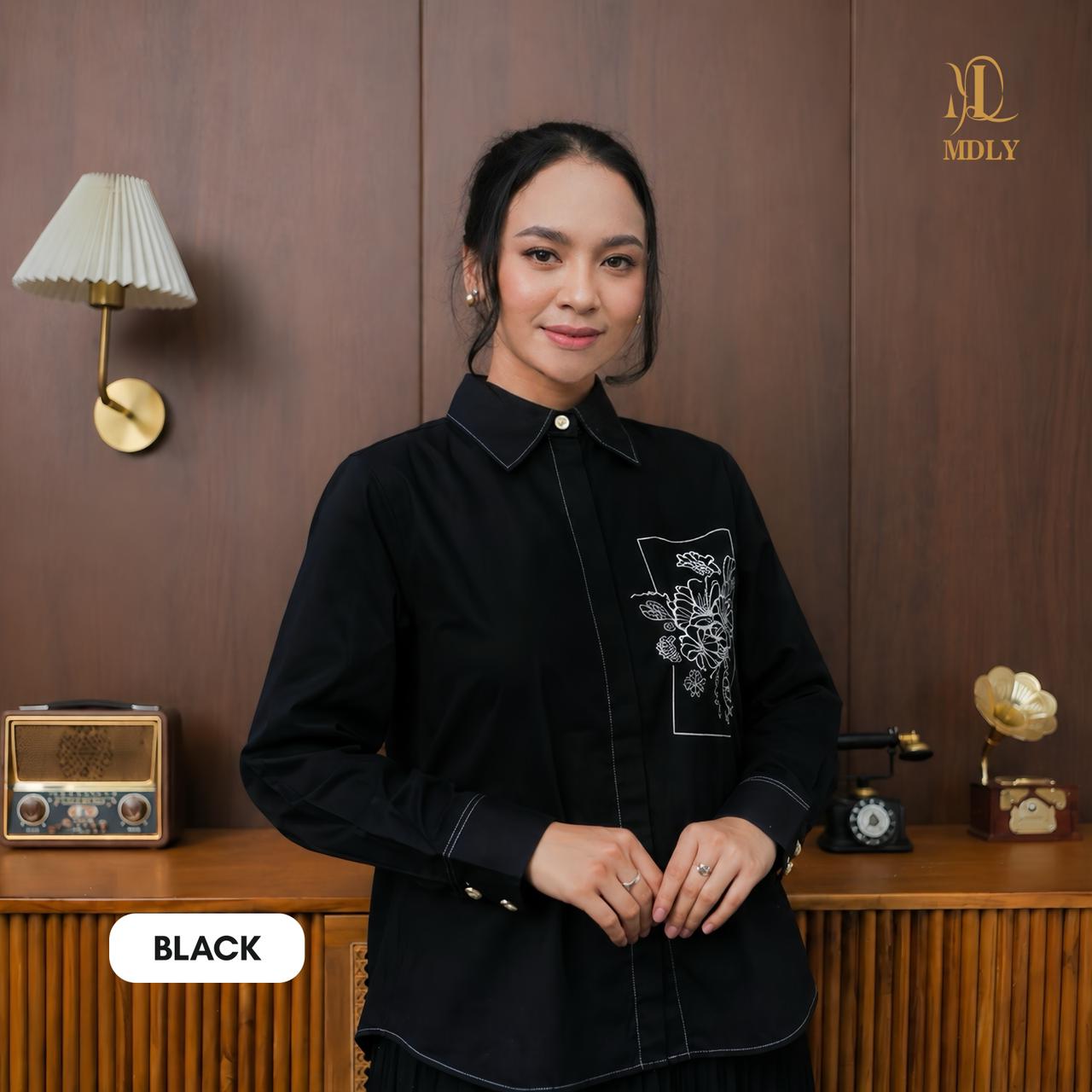Mellya Embroidey Shirt by MDLY