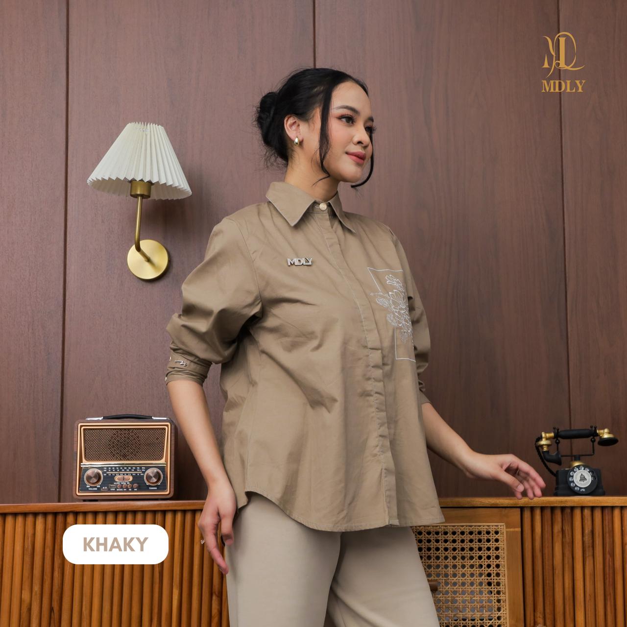 Mellya Embroidey Shirt by MDLY