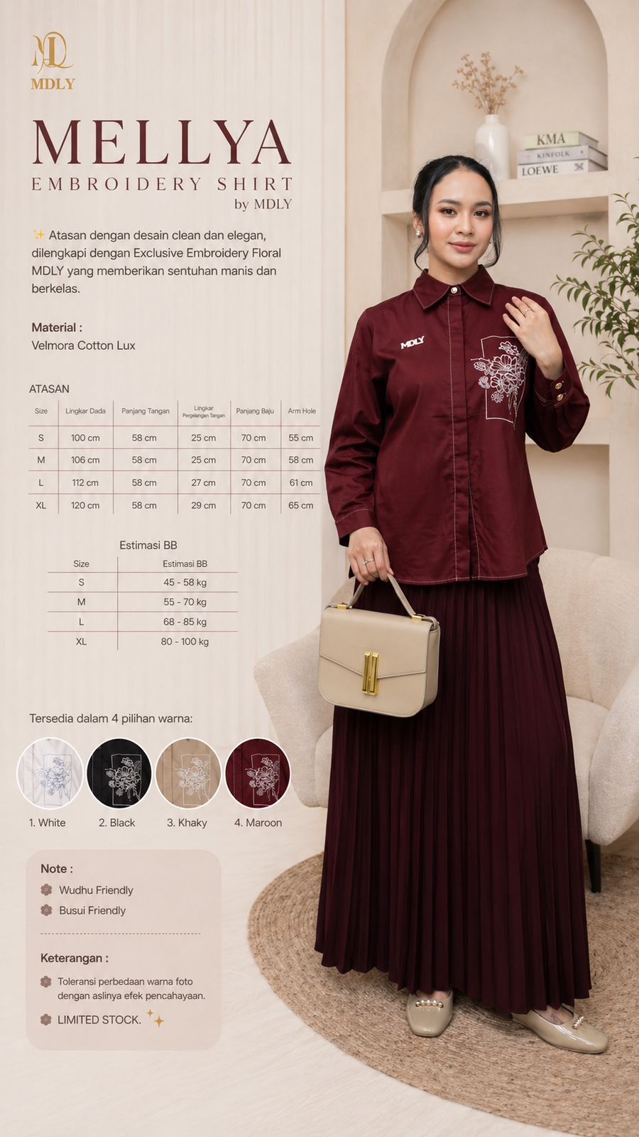 Mellya Embroidey Shirt by MDLY