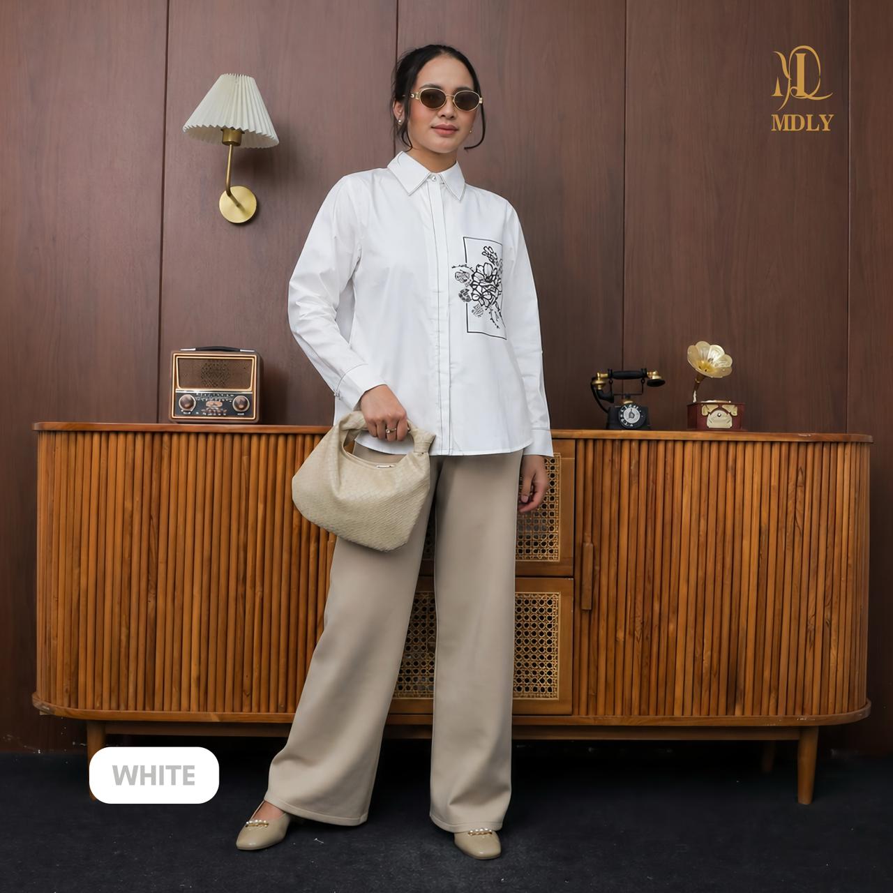 Mellya Embroidey Shirt by MDLY