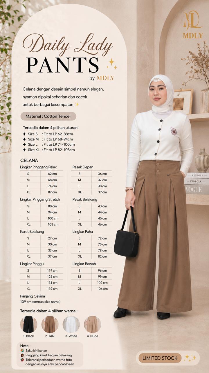 Daily Lady Pants by MDLY