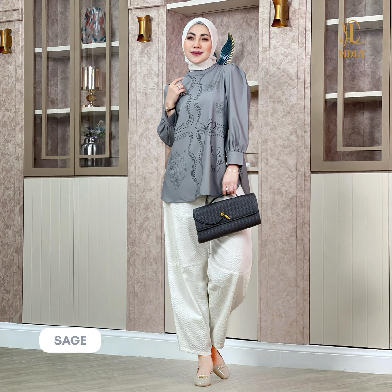Ribby Blouse Collection by MDLY