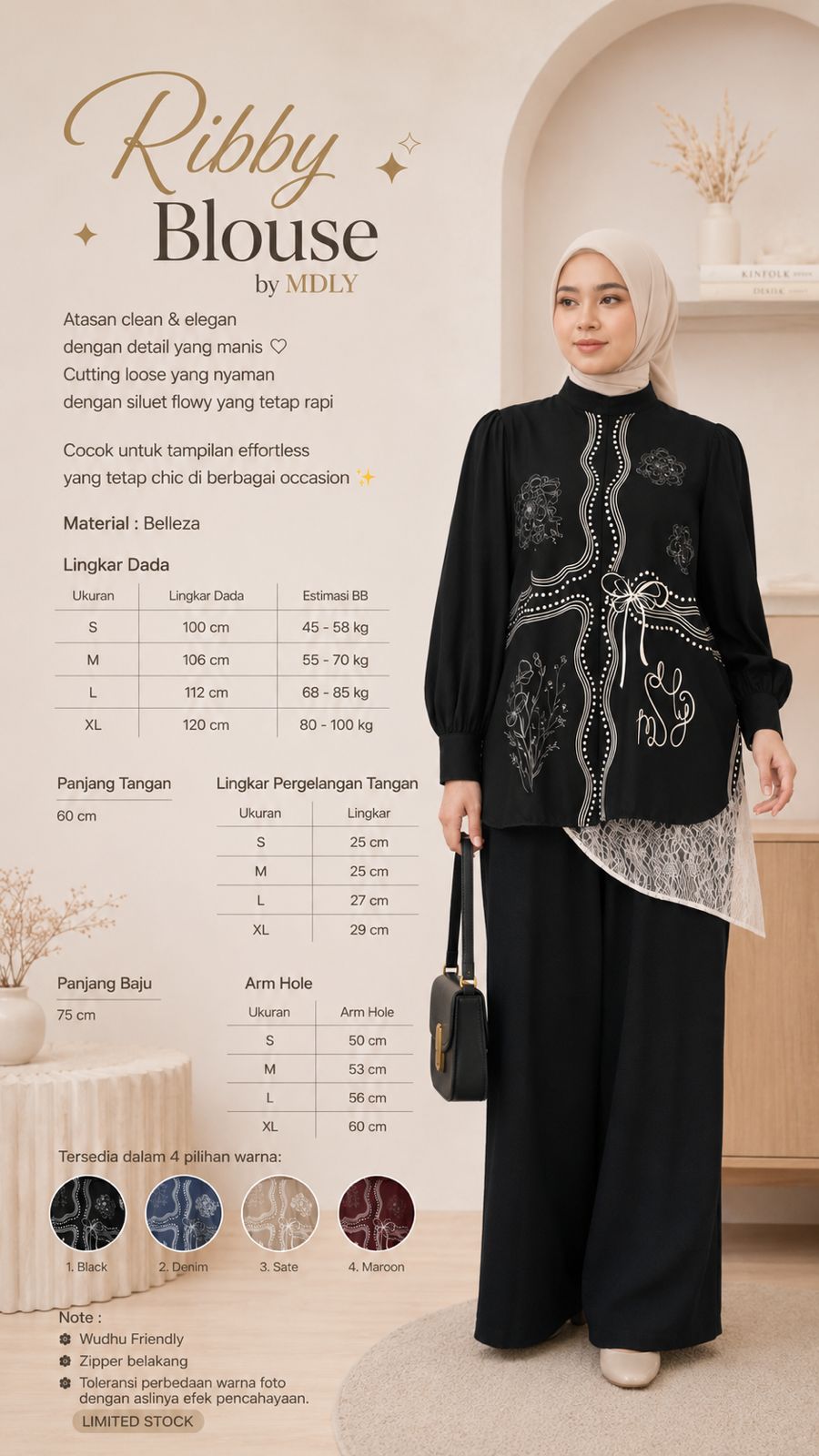 Ribby Blouse Collection by MDLY