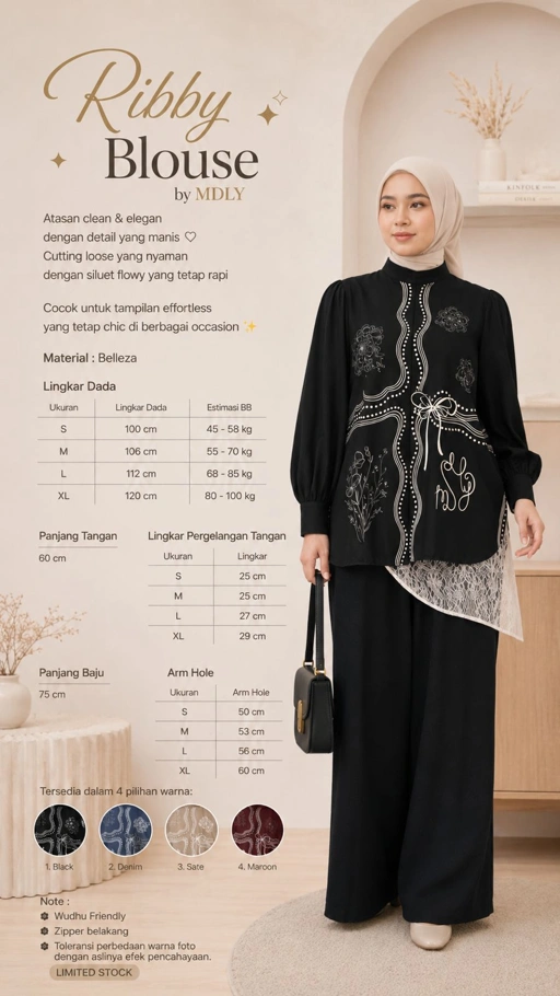 Image of Ribby Blouse Collection by MDLY