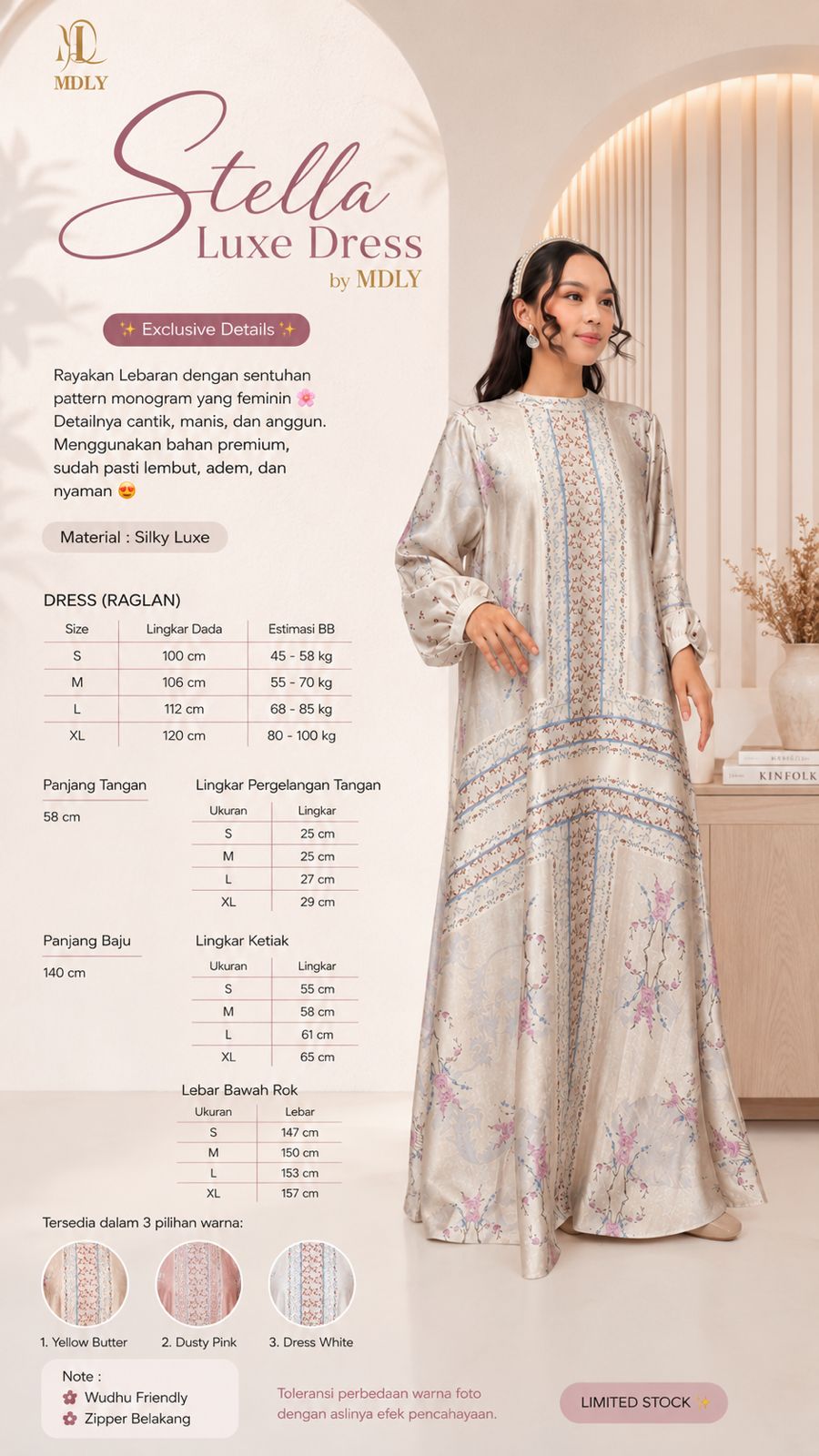 STELLA LUXE DRESS by MDLY