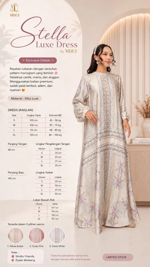 Image of STELLA LUXE DRESS by MDLY