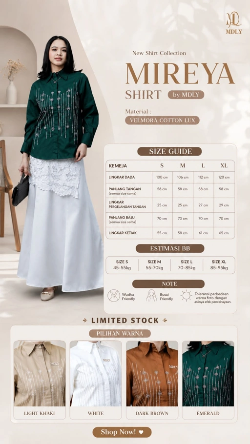 Mireya Shirt Collection by MDLY