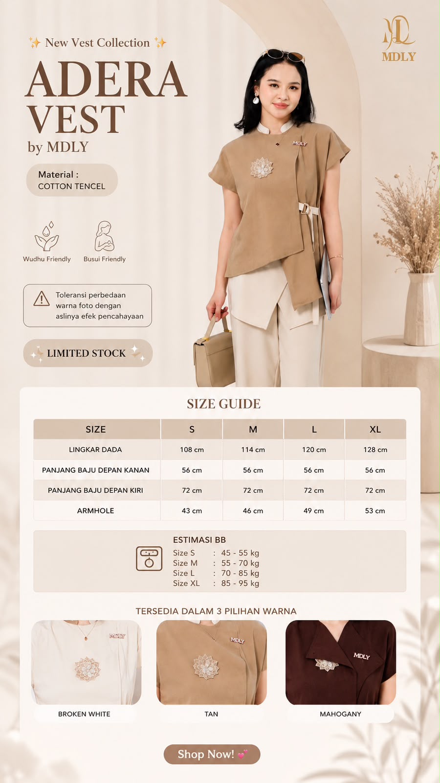 Adera Vest Collection by MDLY