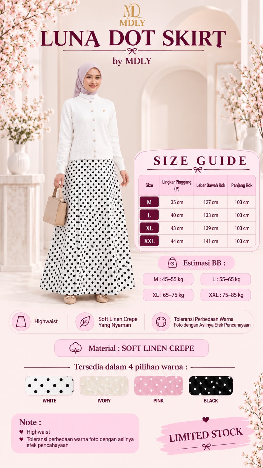 Luna Dot Skirt Collection by MDLY