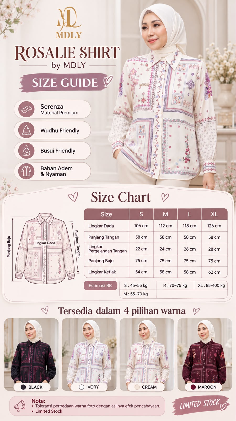 Rosalie Shirt Collection by MDLY