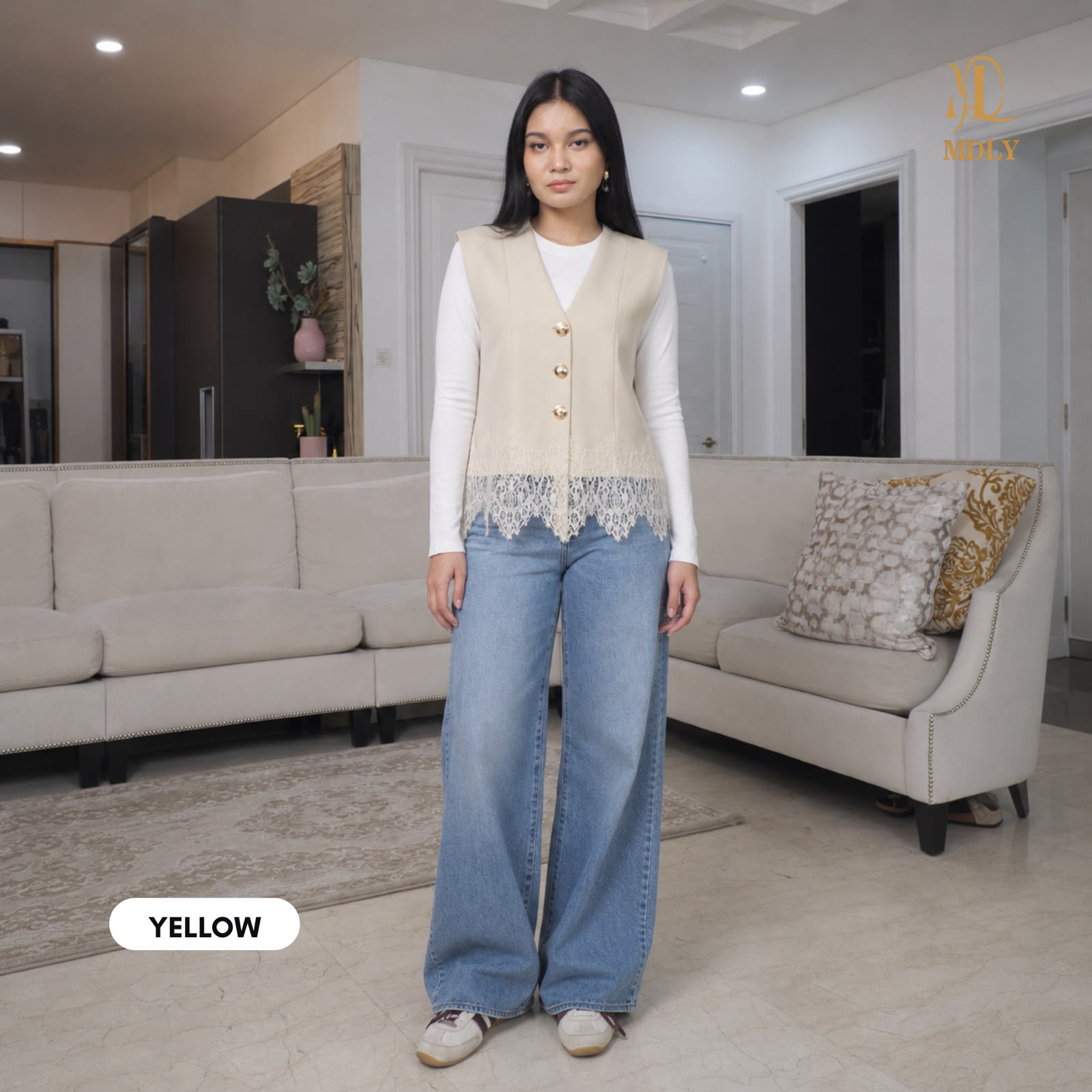 Viona Lace Vest by MDLY