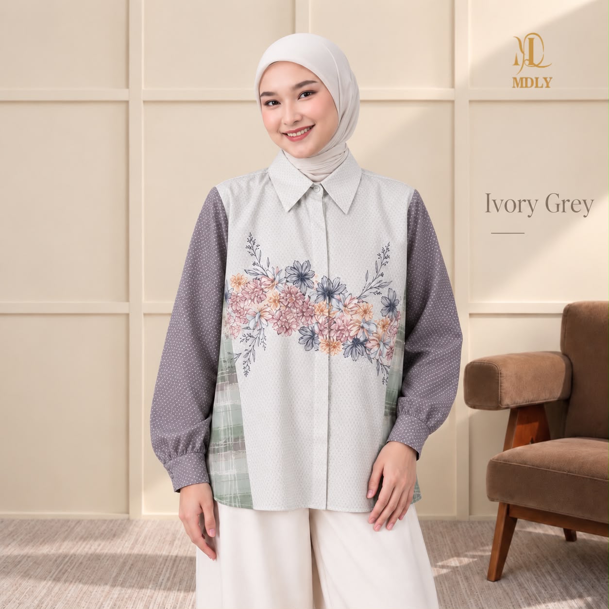 MDLY Serene Flora Shirt Collection