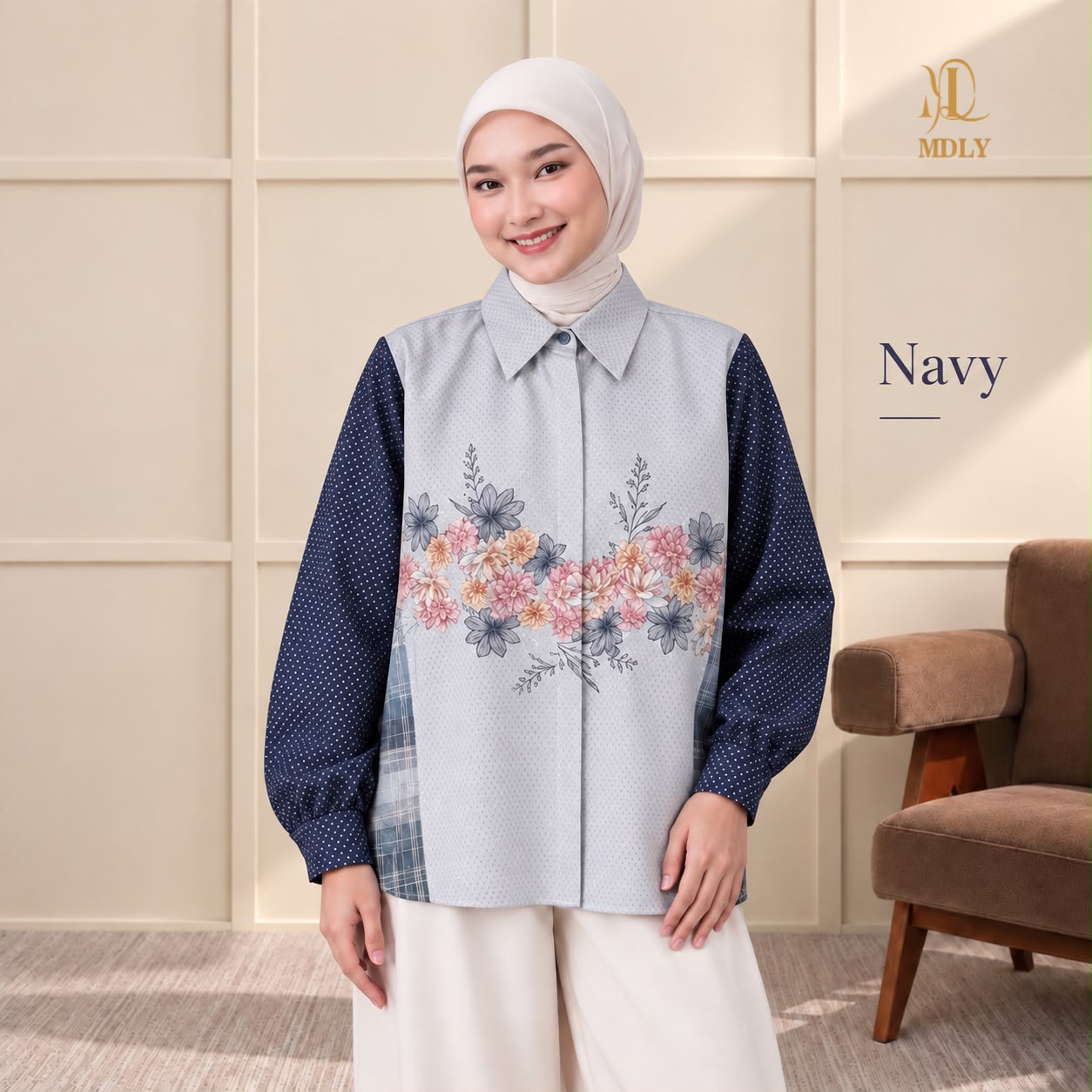 MDLY Serene Flora Shirt Collection