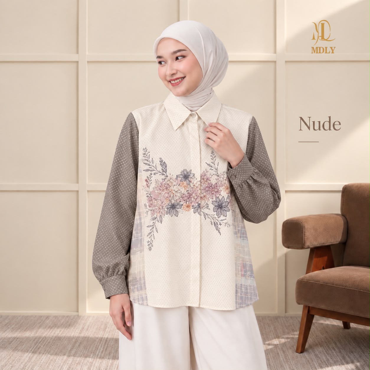 MDLY Serene Flora Shirt Collection