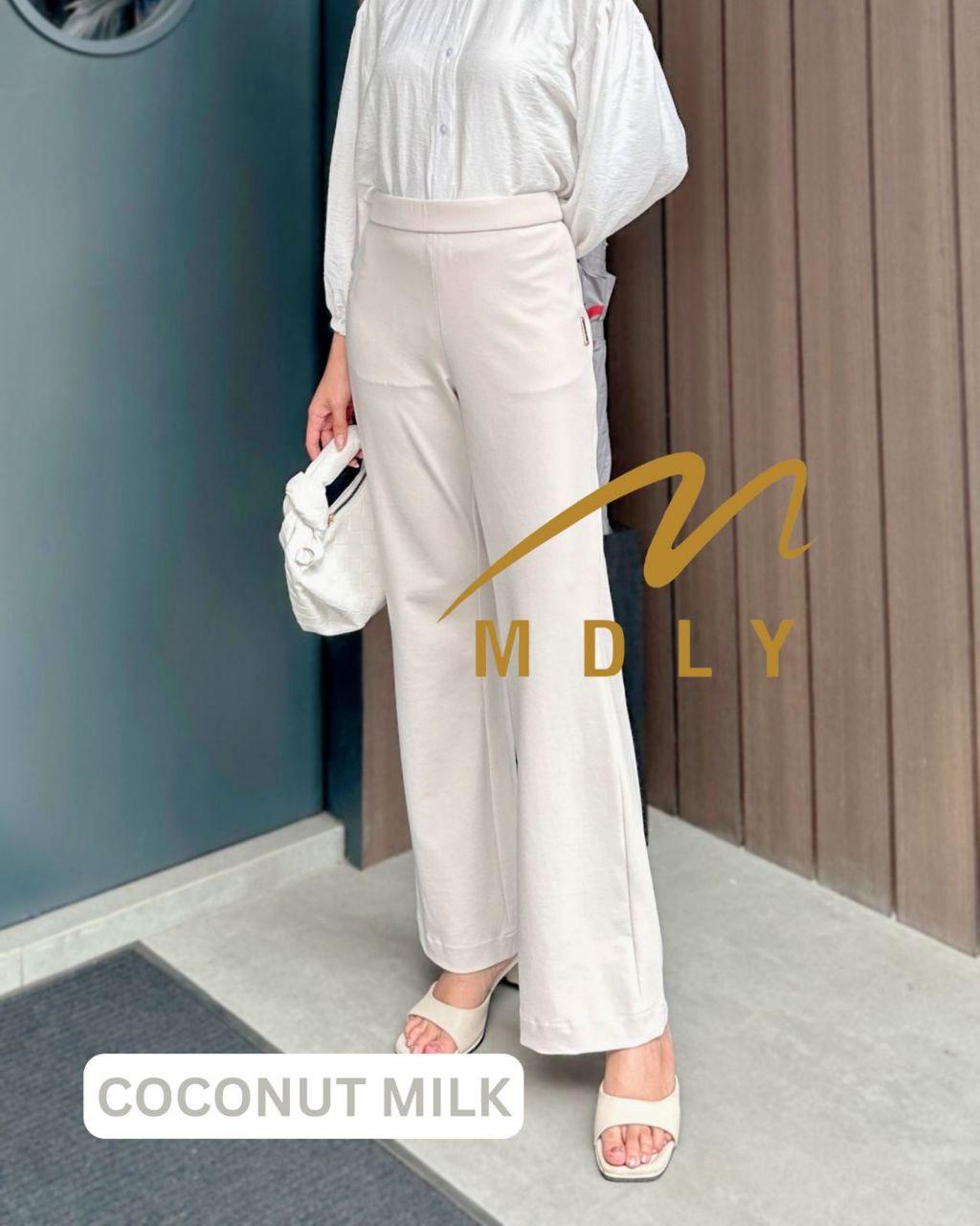 201-5 MDLY Celana panjang wanita kain Neira Pants by Mdly Nyaman Stretch