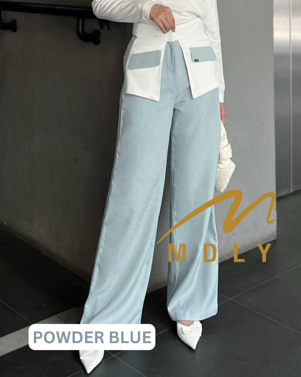 160-5 Celana Panjang Wanita Giselle Pants by MDLY Soft High