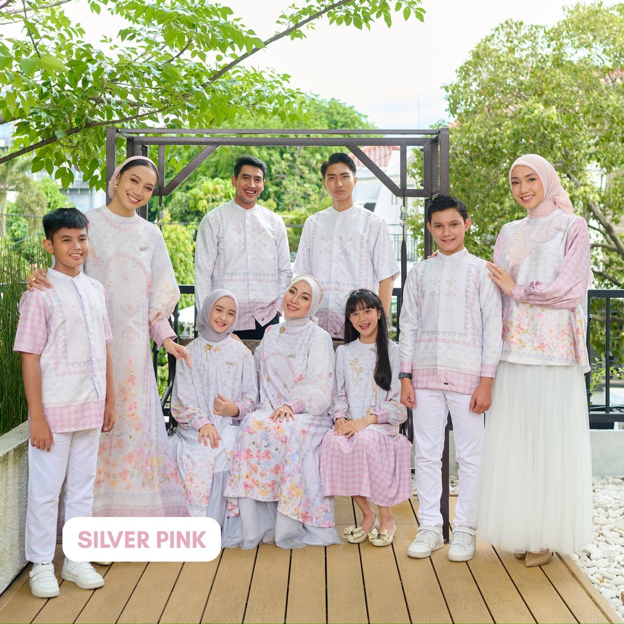 MDLY Ruya Sarimbit Series Gamis Koko Dewasa Anak Lengan Panjang Pendek Raya Lebaran