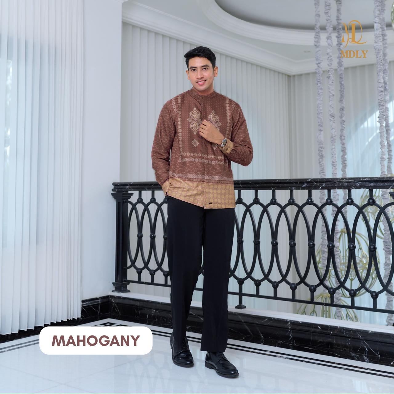 MDLY Ruya Sarimbit Series Gamis Koko Dewasa Anak Lengan Panjang Pendek Raya Lebaran