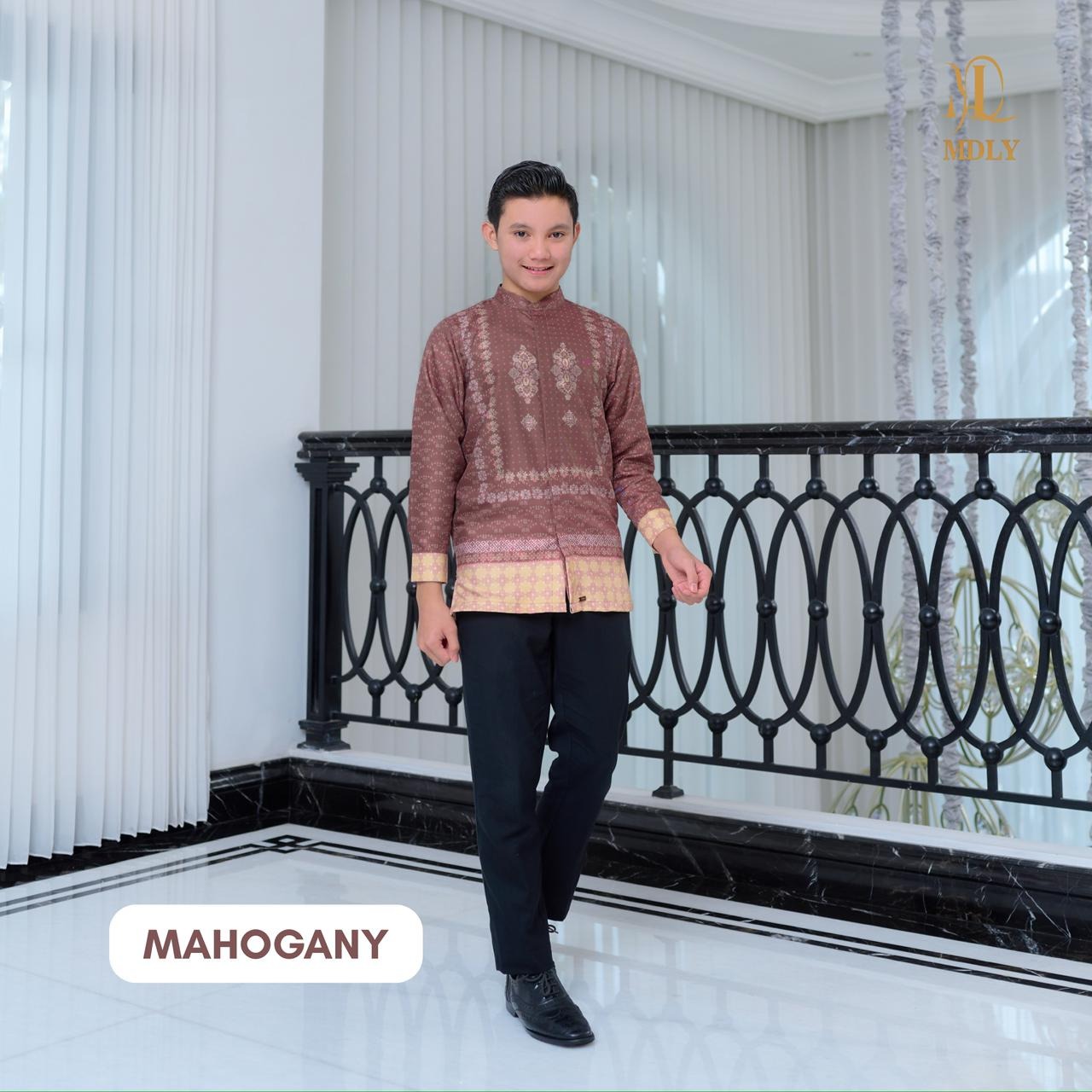MDLY Ruya Sarimbit Series Gamis Koko Dewasa Anak Lengan Panjang Pendek Raya Lebaran