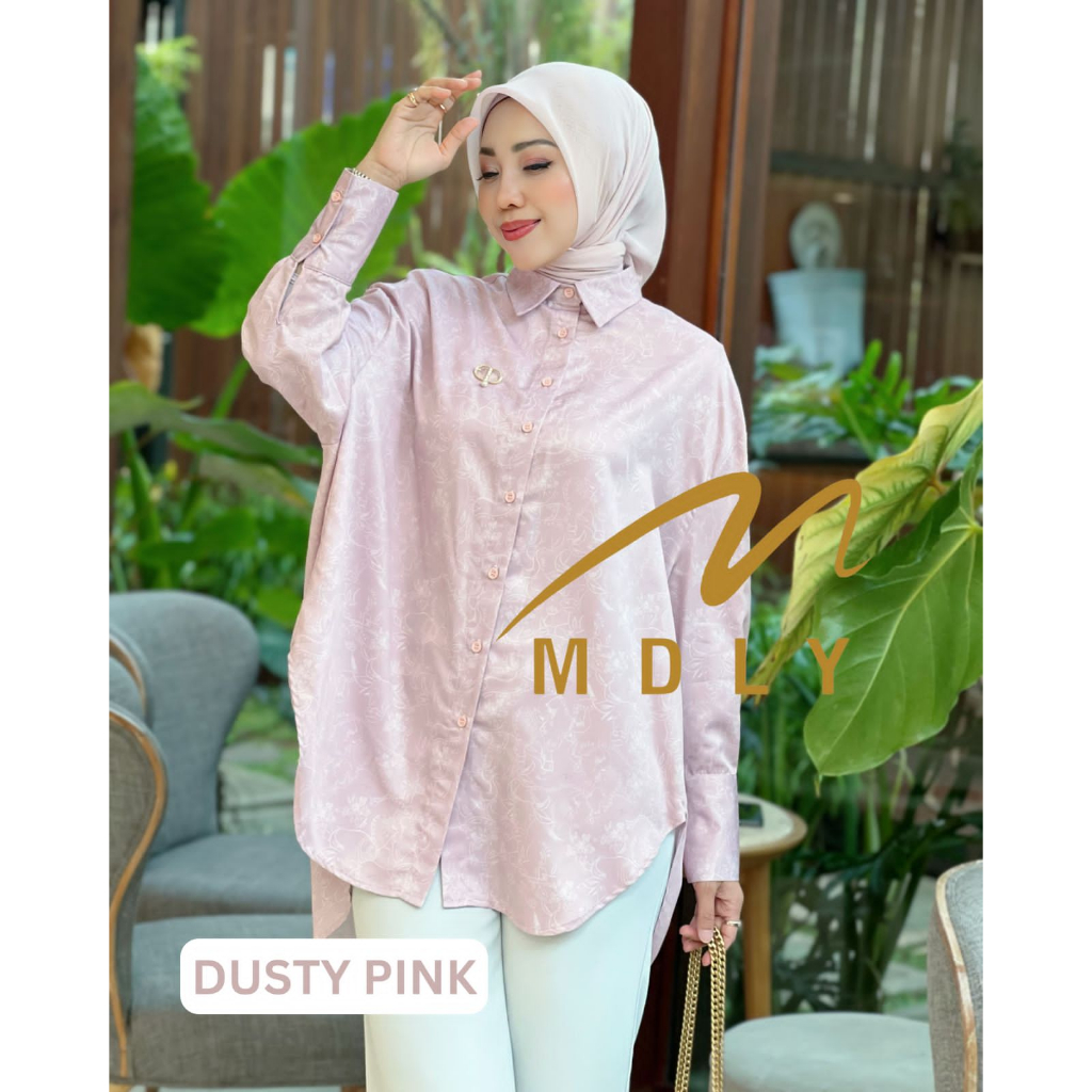 M64-5 - Toile De Jouy Monogram Shirt - mdly exclusive printing - by MDLY
