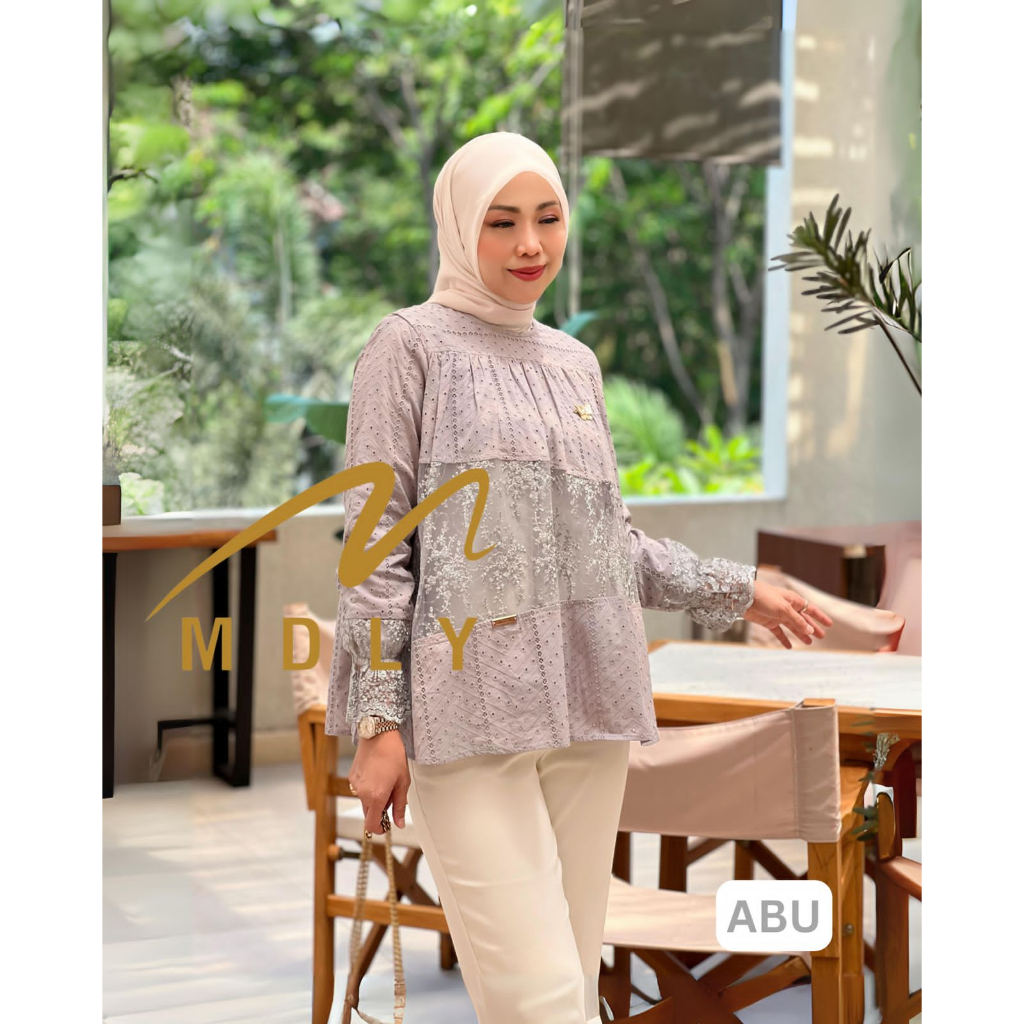 107-5 - Namia Blouse By MDLY - Embroidery Cotton