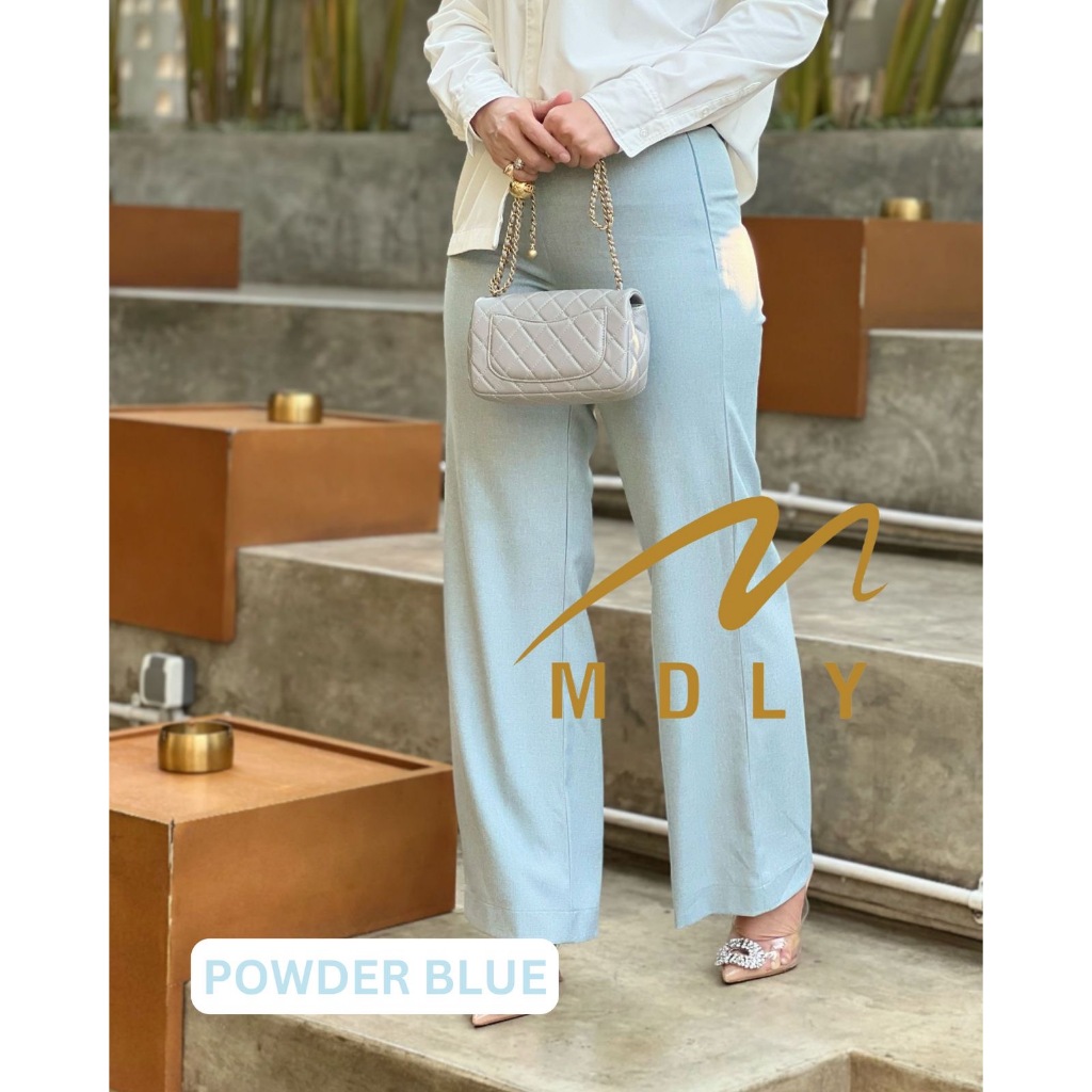 M178-5 MDLY Celana panjang kain wanita Seera Pants by Mdly