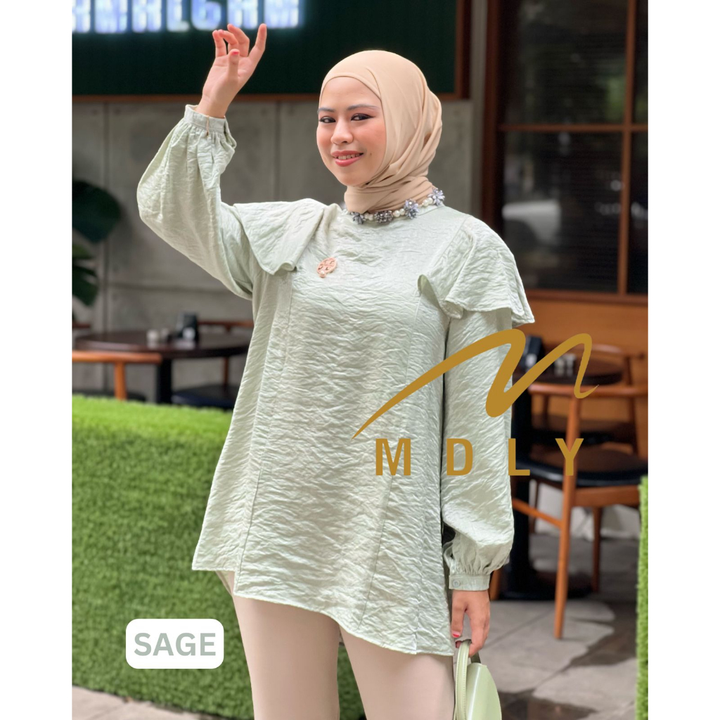 MDLY Baju atasan wanita Shella Top by Mdly