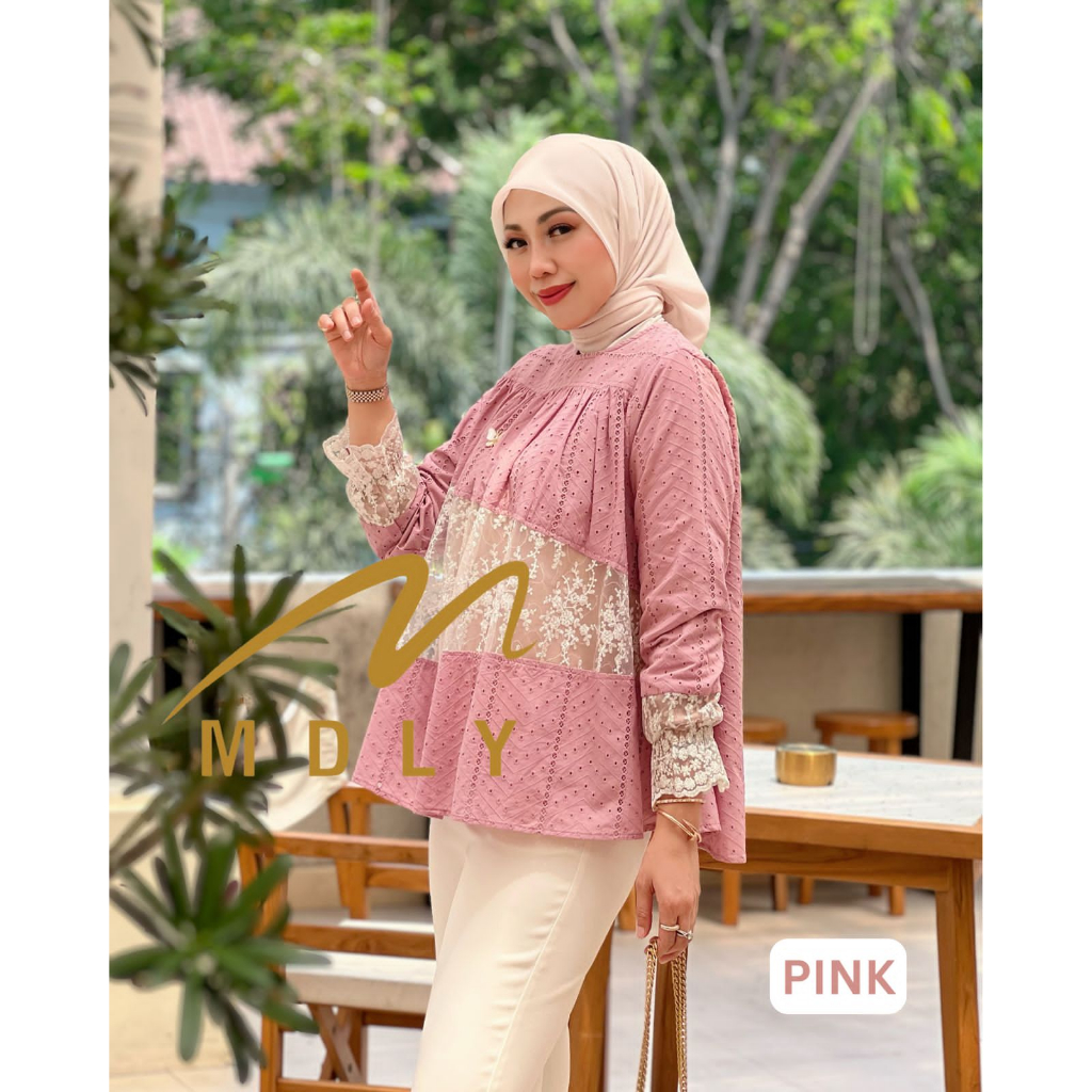 107-5 - Namia Blouse By MDLY - Embroidery Cotton