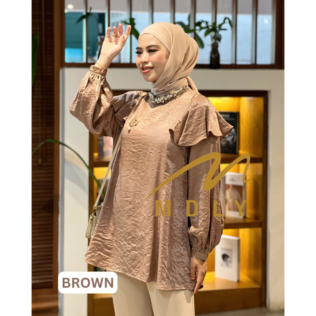 MDLY Baju atasan wanita Shella Top by Mdly