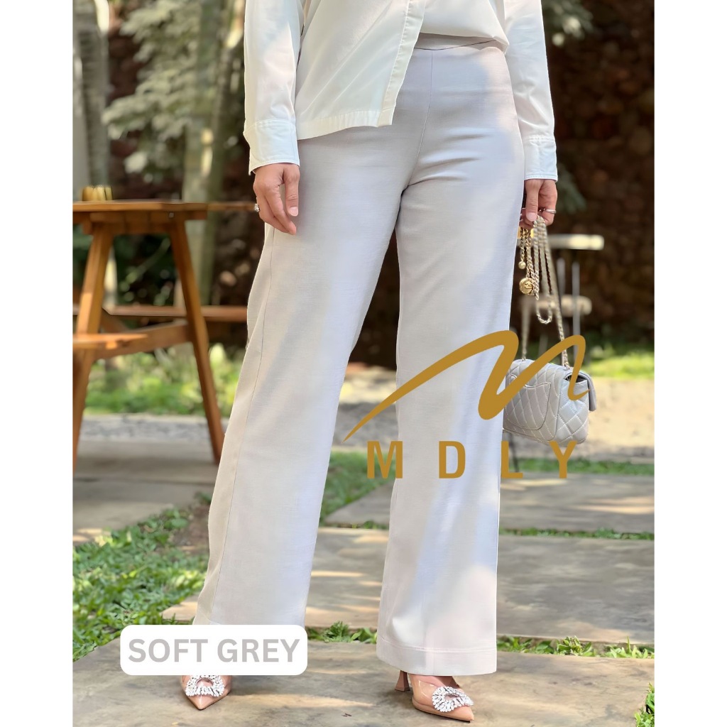 M178-5 MDLY Celana panjang kain wanita Seera Pants by Mdly